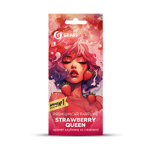 Ароматизатор воздуха картонный Grass &quot_Strawberry queen&quot_