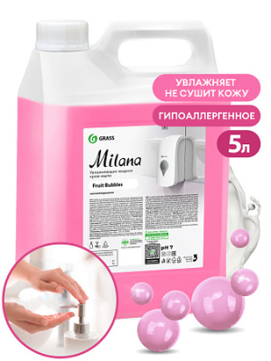 Крем-мыло жидкое увлажняющее &quot_Milana fruit bubbles&quot__yyt